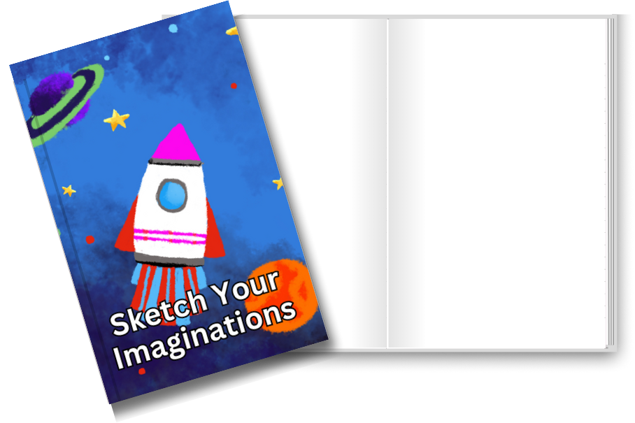 BIG Pocket Notes-Sketch Your Imaginations - 6 x 9 Inches - Blank Pages