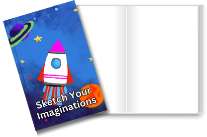 BIG Pocket Notes-Sketch Your Imaginations - 6 x 9 Inches - Blank Pages