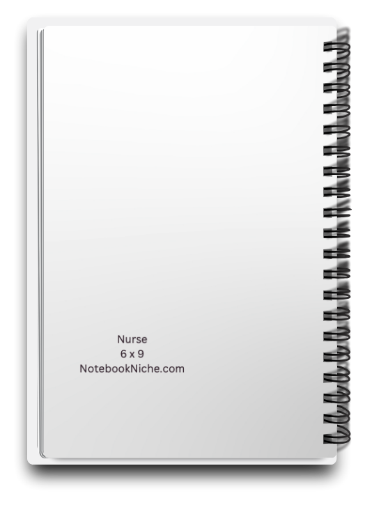 Big Pocket Notes Planner Nurse Weekly-White Interior 6 x 9 Inches