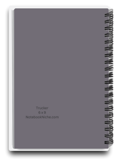 Big Pocket Notes Planner Trucker Weekly-Cream Interior 6 x 9 Inches