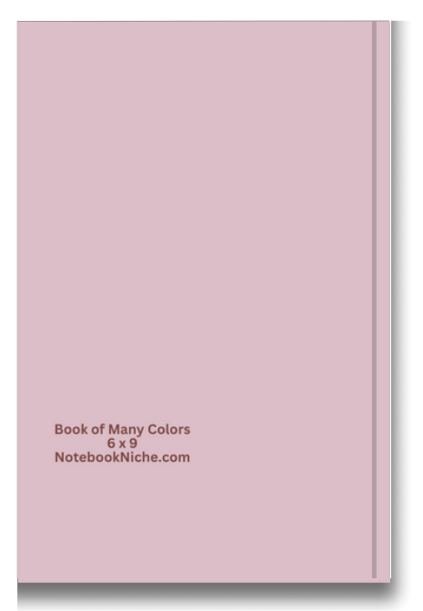 BIG Pocket Notes-Book of Many Colors - 6 x 9 Inches - Color Pages