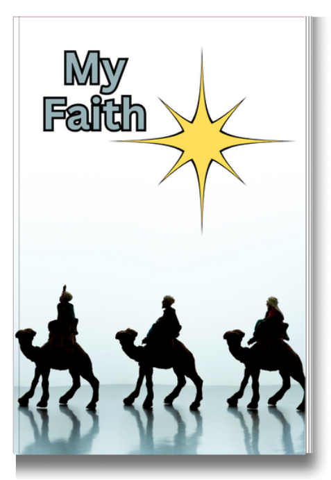 BIG Pocket Notes Notebook-Journal - 6 x 9 Inches - My Faith Cover - Lined Memo Pages